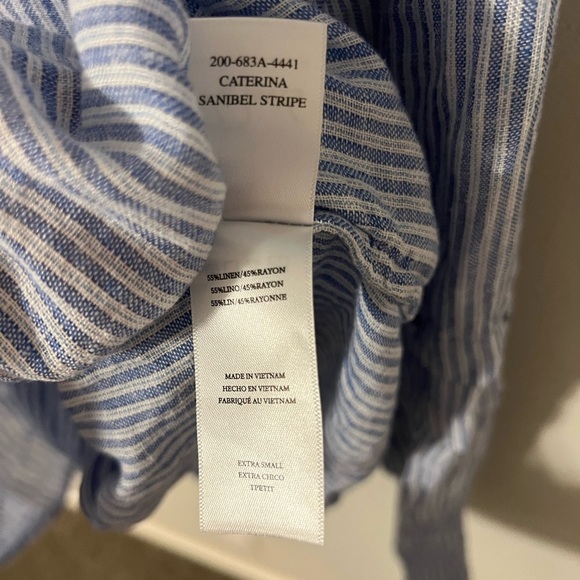 Rails Stripe Linen Caterina Top - Picture 10 of 12